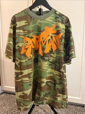 Rodman Apparel PacSun Dennis Rodman Camo Graphic T-Shirt Size Large